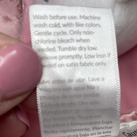 Baby Starters Plush Unicorn Girls Security Lovey Pastel Hearts Blanket R… - Picture 9 of 11